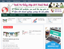 Tablet Screenshot of dichvuninhbinh.com